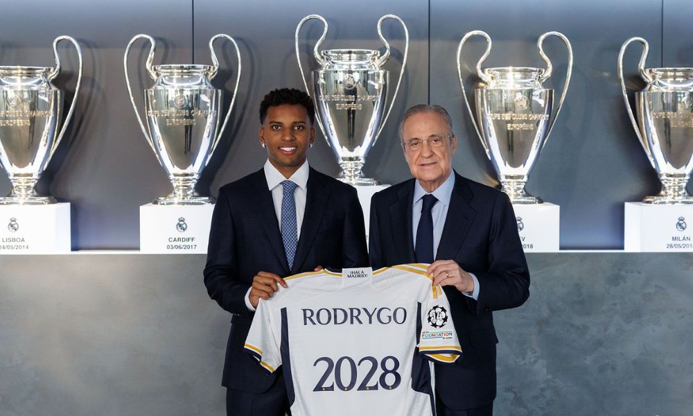 Rodrygo renova com o Real Madrid até junho de 2028