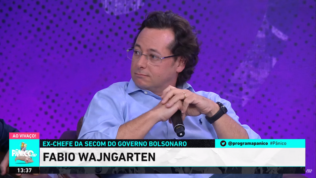 Wajngarten fala sobre retorno de Bolsonaro e diz que atual versão de Lula é a ‘da raiva e do ódio’