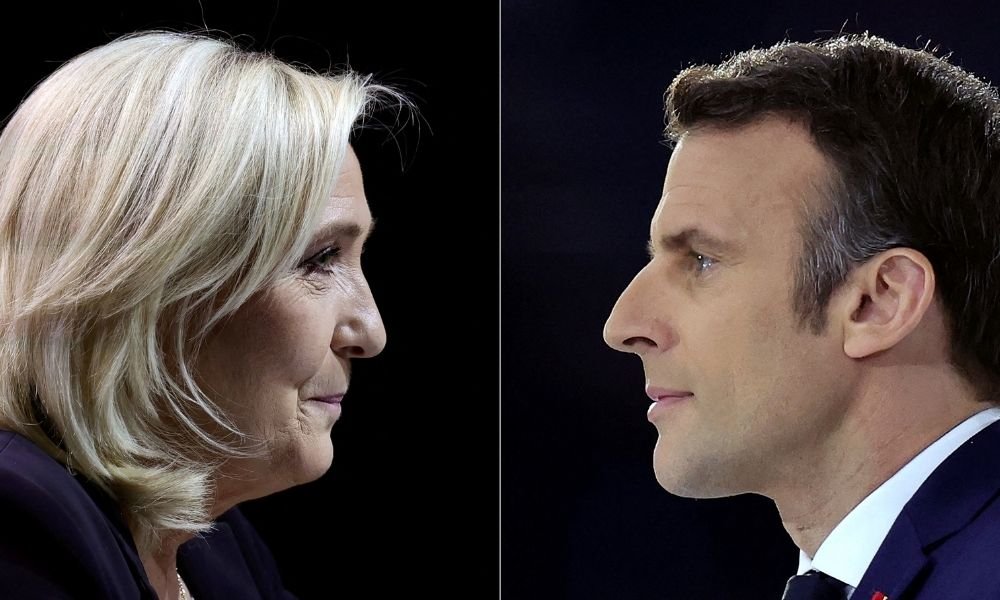 Macron aumenta vantagem em relação a Le Pen e fica mais próximo da reeleição na França
