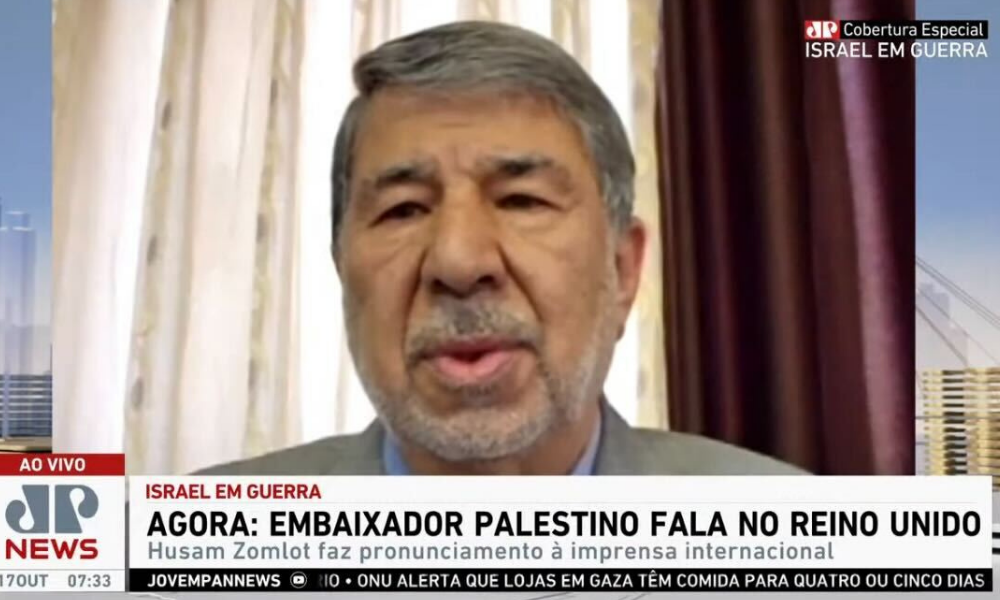 Embaixador da Palestina classifica novas ações de Israel como ‘catástrofe e genocídio em todos os sentidos’