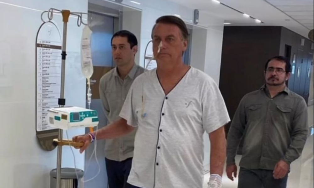Bolsonaro pode ter alta do hospital nesta quarta-feira