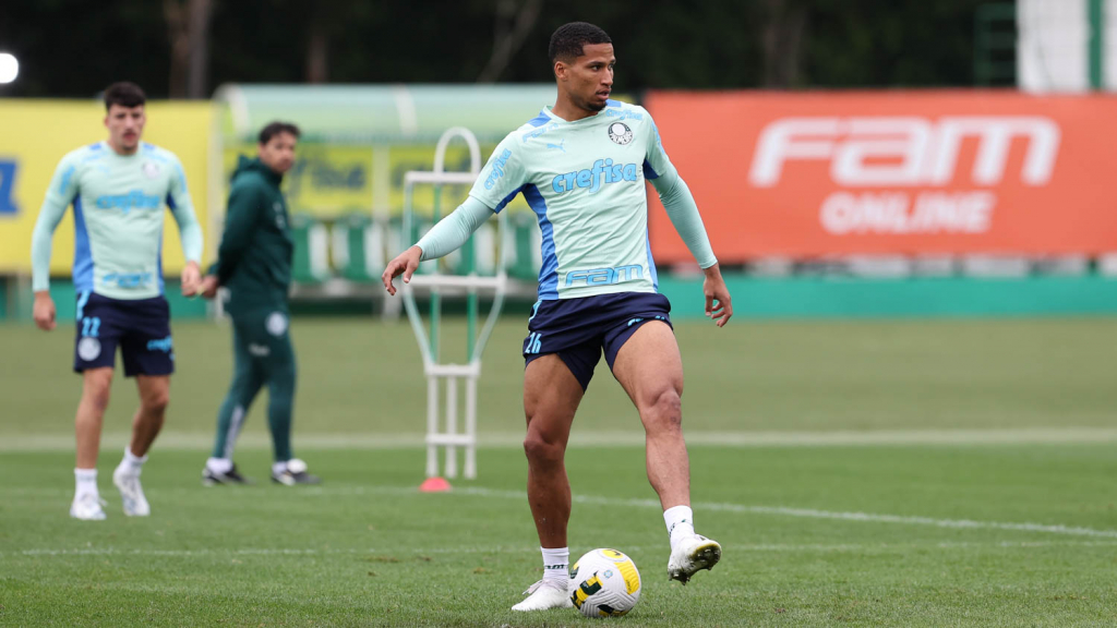 Recuperados, Murilo e Luan podem formar dupla de zaga do Palmeiras contra o Atlético-MG