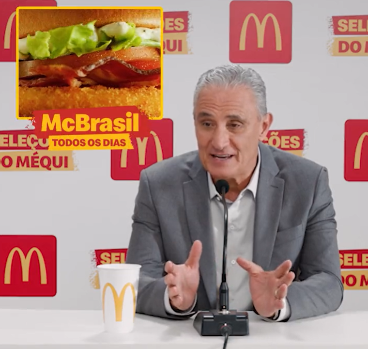 ‘Seleções do Méqui’: Com ajuda de Tite, McDonalds anuncia lanches inspirados em países da Copa