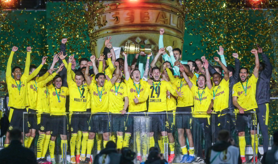 Borussia Dortmund faz 4 a 1 no RB Leipzig e é campeão da Copa da Alemanha