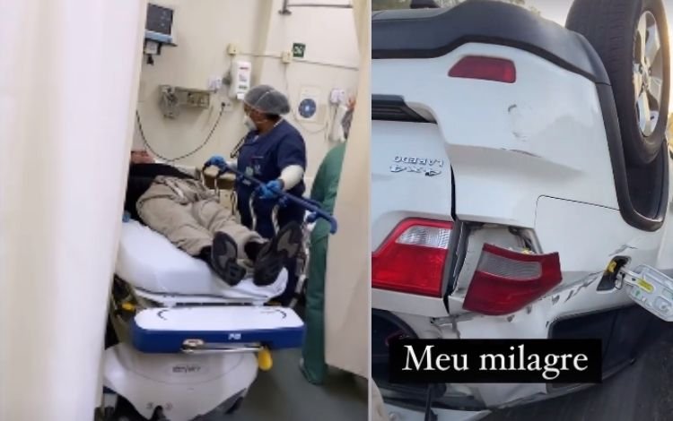 Cantor Giovani, dupla de Gian, sofre acidente de carro em São Paulo
