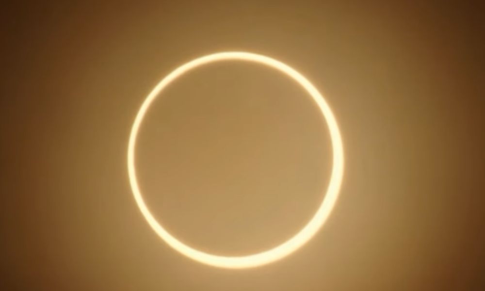 Eclipse anular do sol é visto no Norte e Nordeste do Brasil; veja imagens