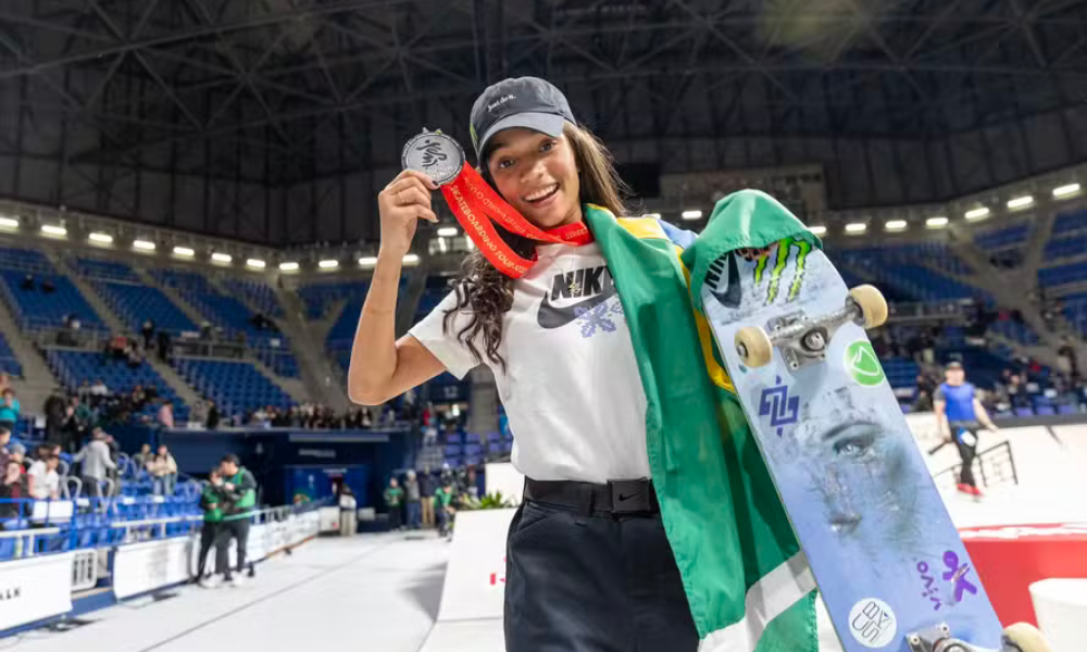 Rayssa Leal conquista medalha de prata no Mundial de Skate Street