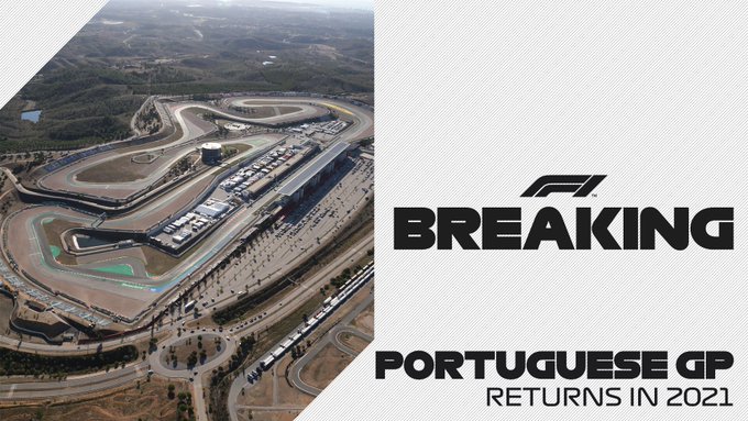 Fórmula 1 confirma GP de Portugal como terceira etapa da temporada 2021