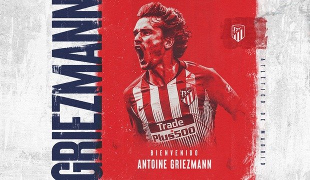 Griezmann retorna ao Atlético de Madrid após dois anos no Barcelona