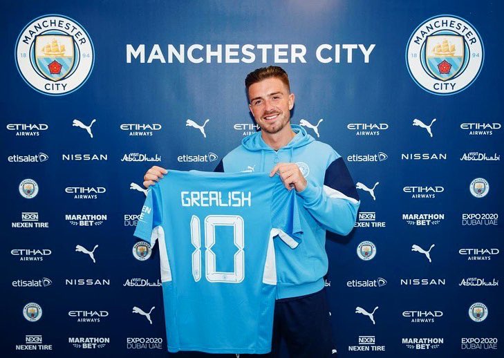 Manchester City anuncia contratação do meio-campista Jack Grealish