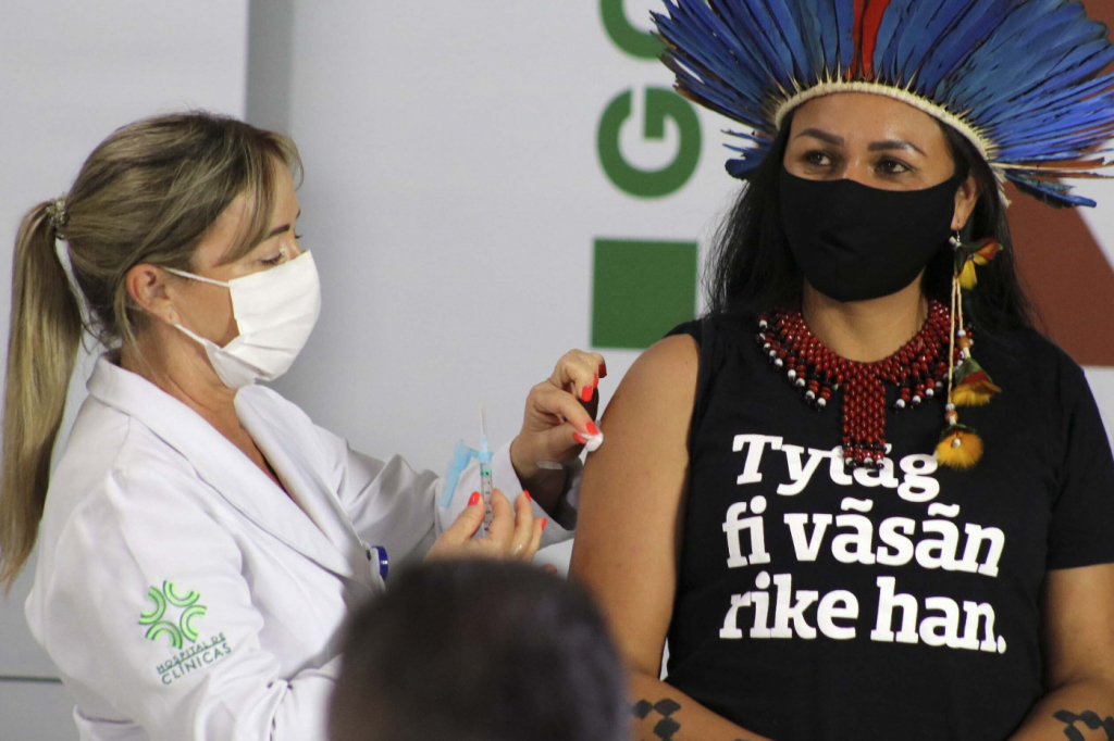 São Paulo inicia vacinação contra a Covid-19 em aldeias indígenas