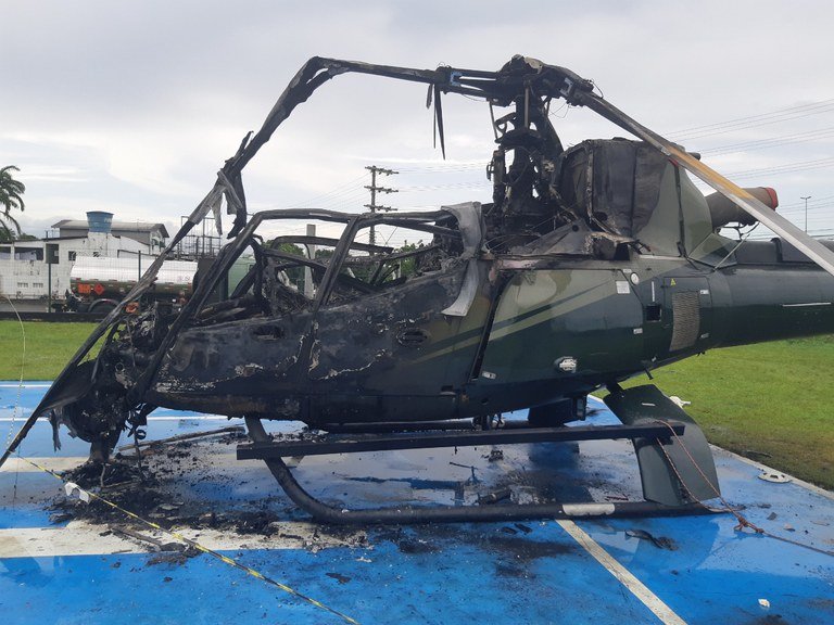 PF prende suspeito de ordenar incêndio em helicópteros do Ibama no Amazonas