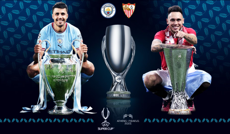 Manchester City e Sevilla disputam final da Supercopa da Uefa nesta quarta-feira