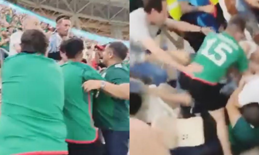 Torcedores da Argentina e do México brigam durante jogo no Catar; assista