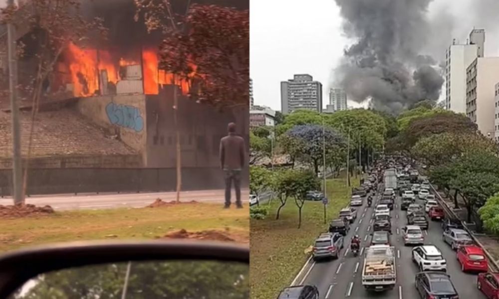 Avenida 23 de Maio reabre após incêndio que atingiu o viaduto Condessa de São Joaquim 