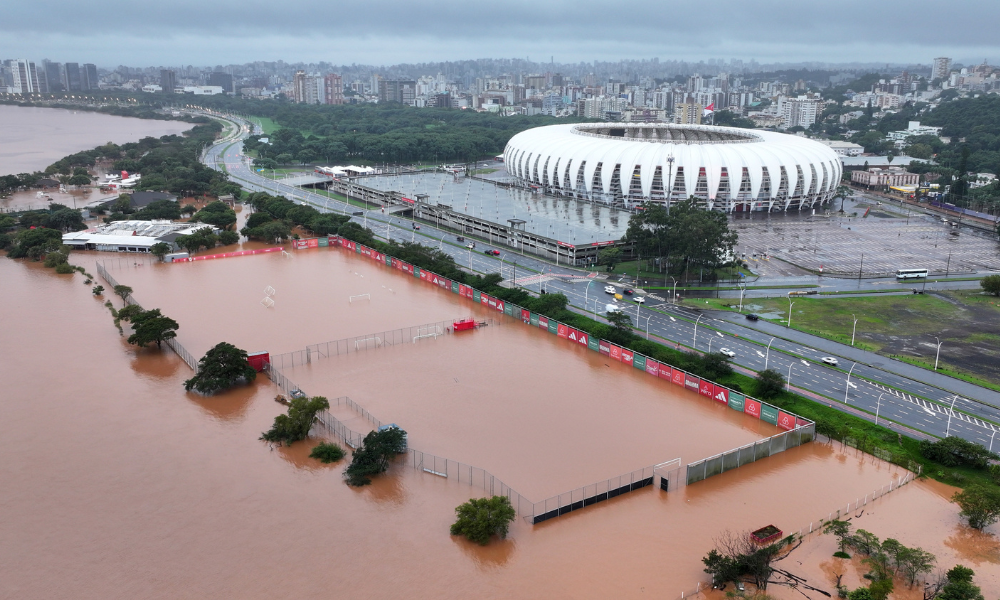 CBF adia jogos de equipes gaúchas devido às fortes chuvas no Rio Grande do Sul
