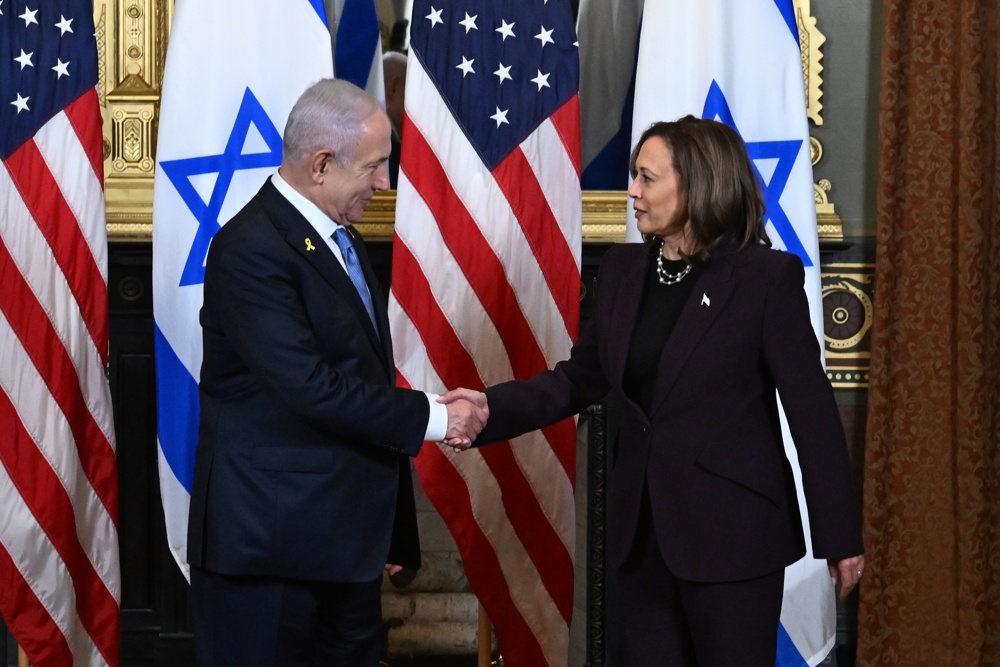 Kamala Harris diz a Netanyahu que ‘não ficará calada’ diante do sofrimento em Gaza 