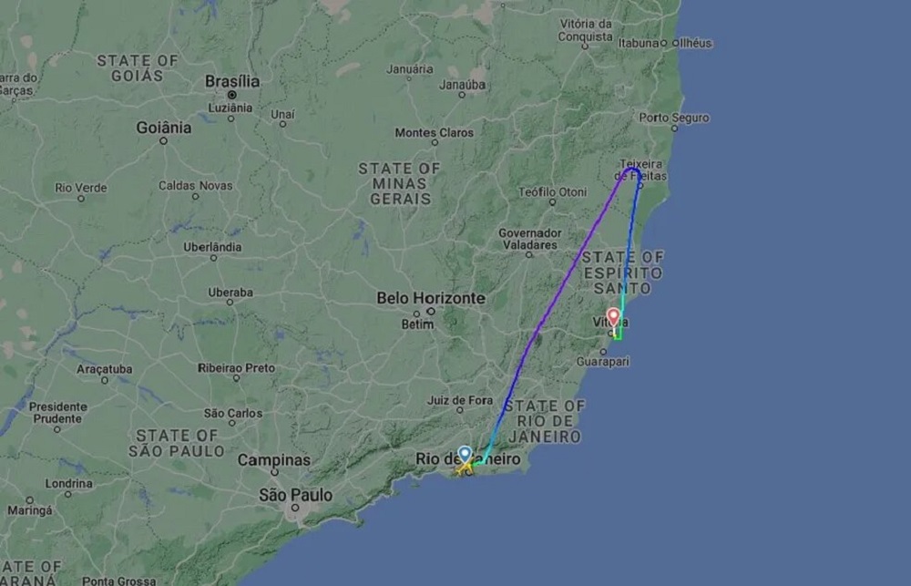 Avião da Gol desvia de rota e faz pouso de emergência em Vitória