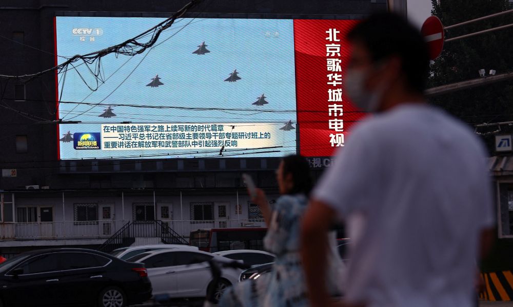 Aviões de guerra chineses voltam a sobrevoar Taiwan, diz governo local