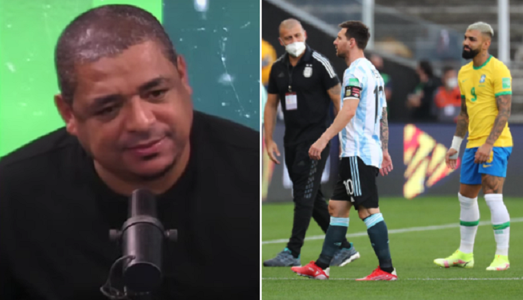 Vampeta detona paralisação de partida entre Brasil e Argentina: ‘Isso é uma palhaçada’