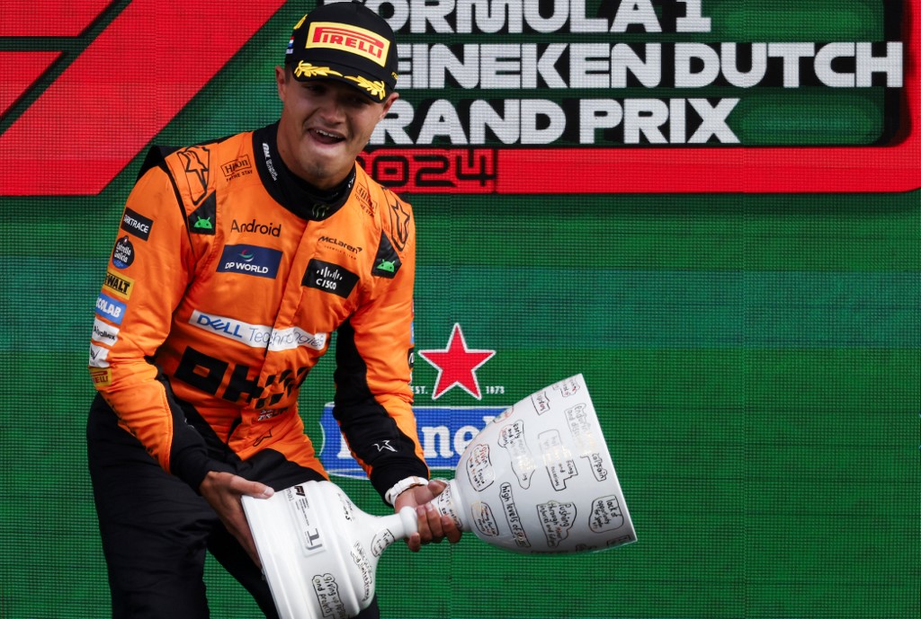 Norris supera Verstappen e vence GP da Holanda de F1