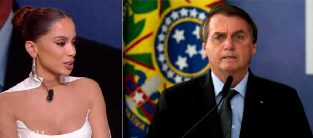 Anitta chama Bolsonaro de ‘Voldemort’ em TV francesa e critica presidente: ‘Não representa os brasileiros’