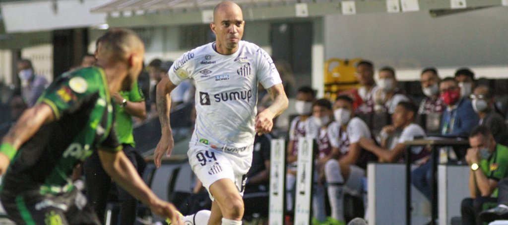 Diego Tardelli fala em ‘não desistir’ após Santos entrar na zona de rebaixamento do Brasileiro