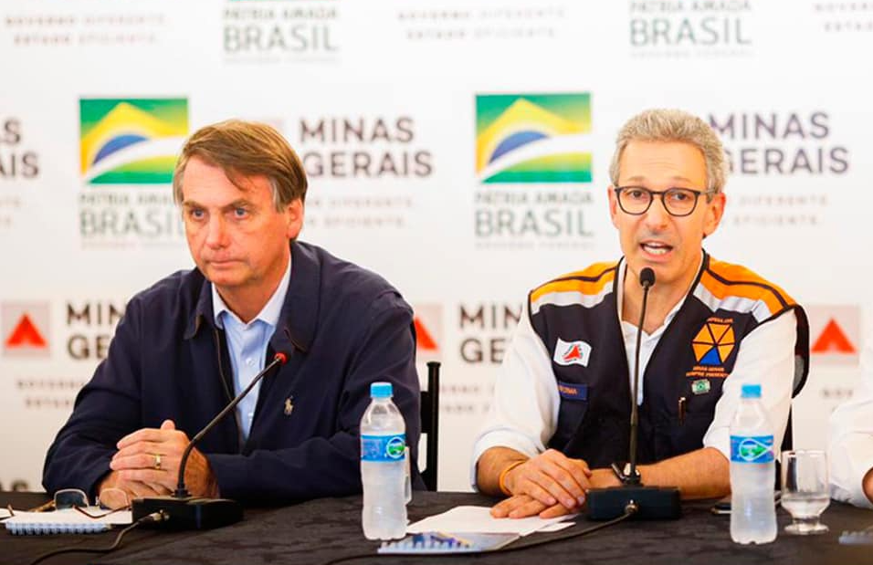 ‘Gostaria de estar com Zema desde o primeiro momento’, diz Bolsonaro