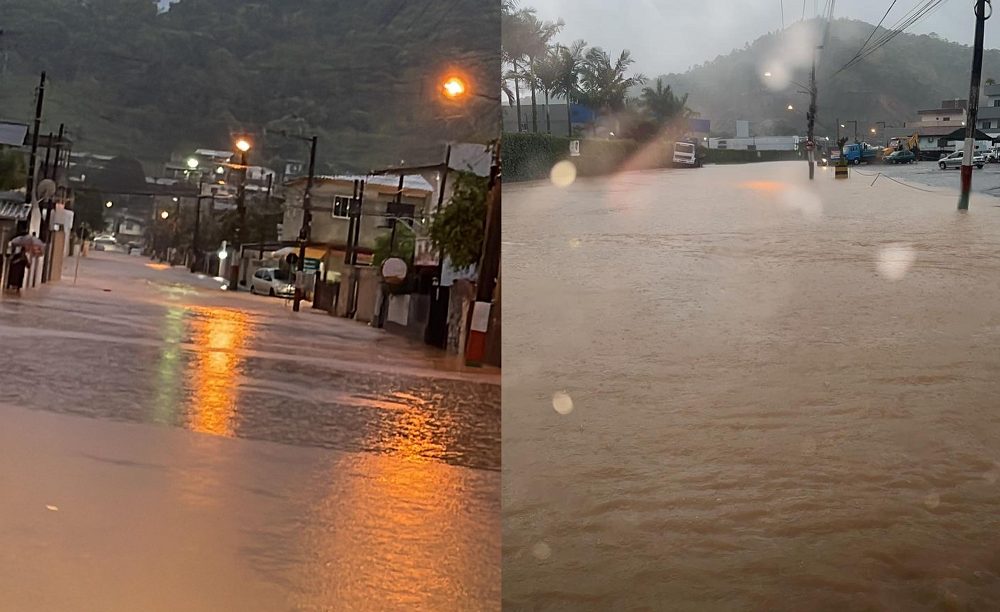 Chuvas em SC deixam ao menos 2 mortos; Estado entra em alerta para deslizamentos