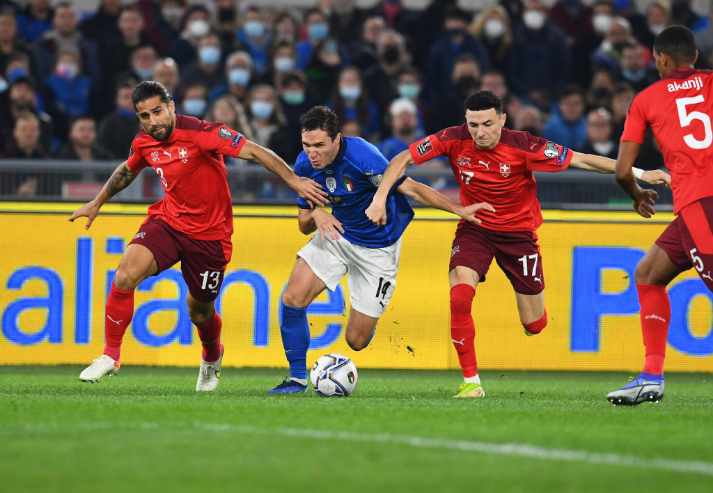 Eliminatórias: Itália e Suíça empatam e classificação para o Catar fica para a última rodada