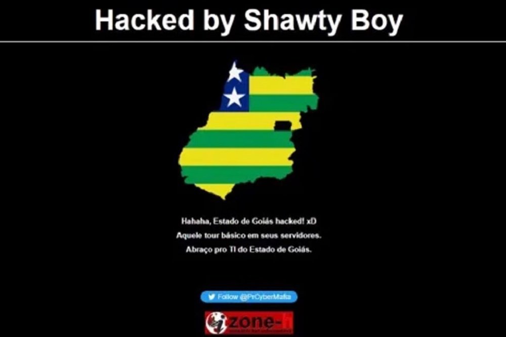 Site do governo de Goiás sofre ataque hacker e autor ironiza: ‘Abraço pro TI’