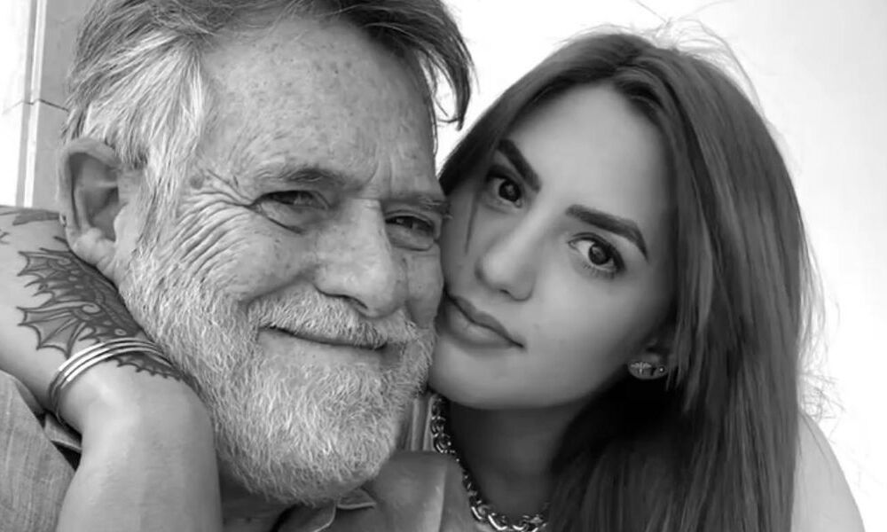 José de Abreu posta foto com namorada 52 anos mais nova e divide opiniões: ‘Amor não tem idade’