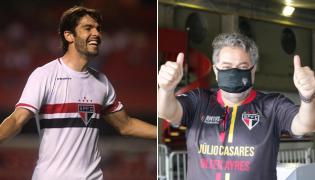Casares confirma convite a Kaká para gestão no São Paulo: ‘Ele irá nos ajudar’