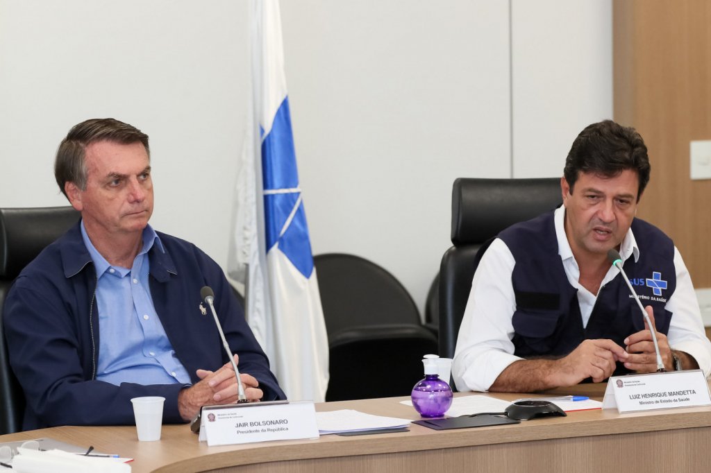 Em carta a Bolsonaro, Mandetta disse que governo não apoiou orientações do Ministério da Saúde