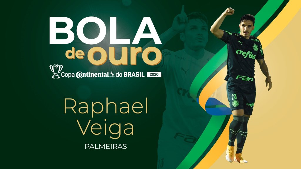 Raphael Veiga é eleito o craque da Copa do Brasil; Weverton ganha como melhor goleiro