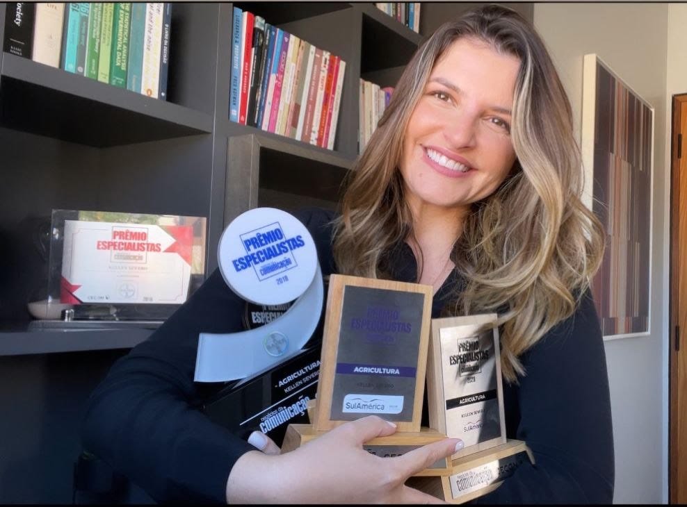 Kellen Severo, colunista da Jovem Pan, ganha o prêmio Especialistas pela sexta vez consecutiva