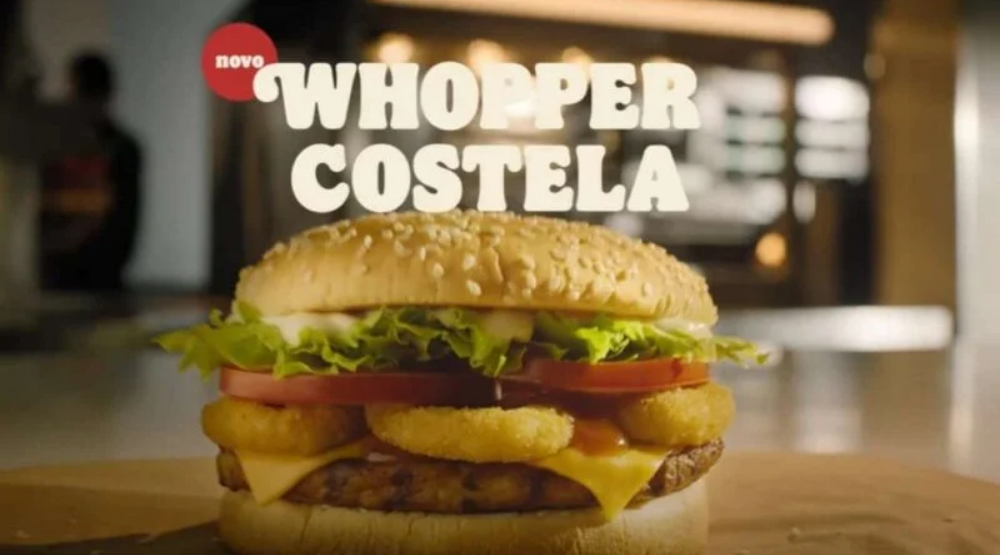 Burger King anuncia mudança no nome do Whopper Costela, que não tem costela