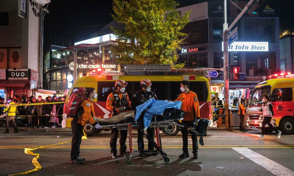 Sobe para 153 o número de mortos em festa de Halloween na Coreia do Sul