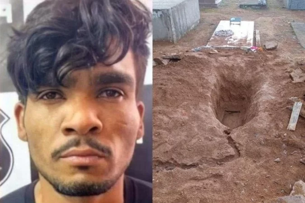 Túmulo do serial killer Lázaro Barbosa é violado em Goiás