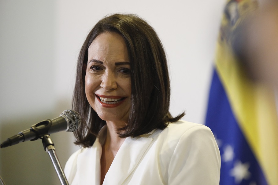 María Corina Machado agradece líderes mundiais por apoio contra exclusão de candidatos na Venezuela