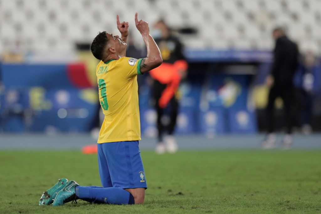 Thiago Silva comemora Maracanã com público na final da Copa América: ‘Motivação a mais’
