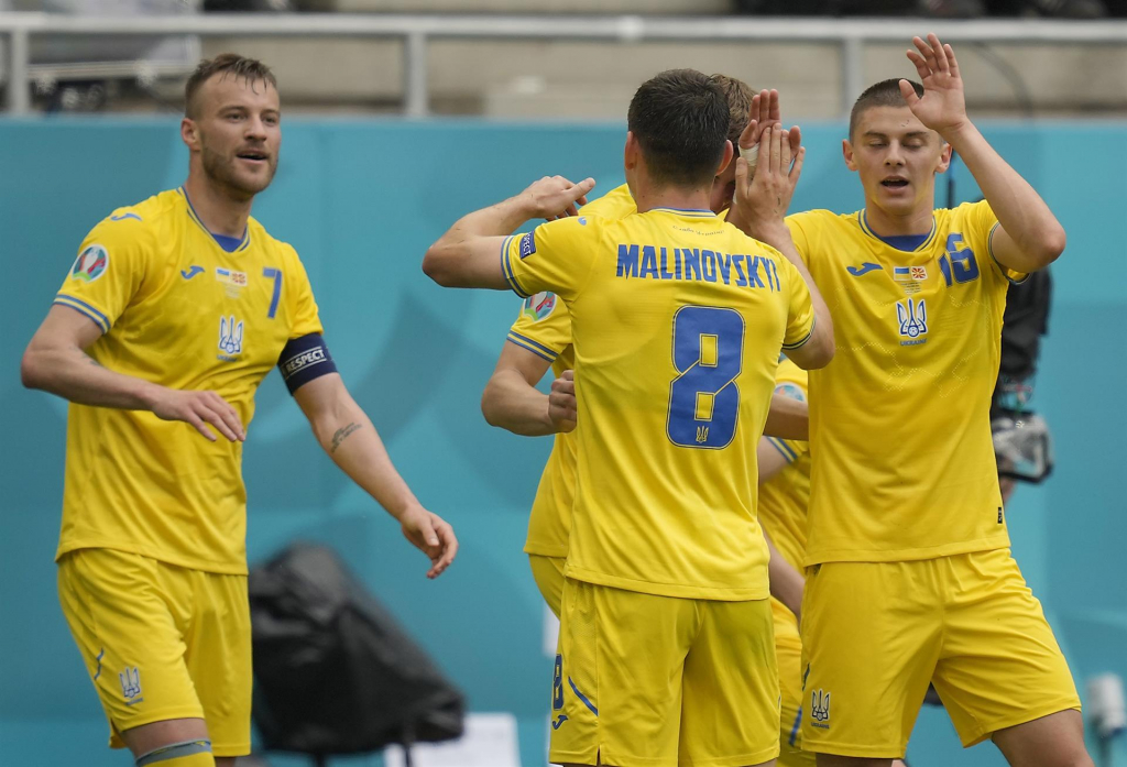 Ucrânia supera Macedônia do Norte, vence a primeira e reage na Eurocopa