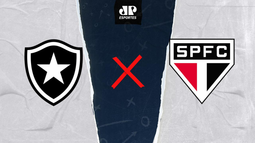 Confira como foi a transmissão da JP do jogo entre Botafogo e São Paulo