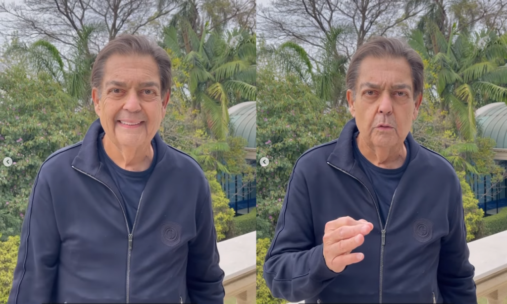 Faustão fala sobre a morte de Silvio Santos e aconselha filhas do apresentador