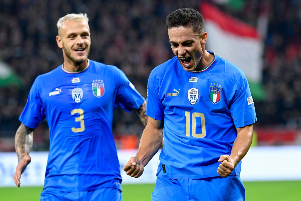 Itália supera Hungria e avança para a semifinal da Liga das Nações; Inglaterra e Alemanha ficam no empate