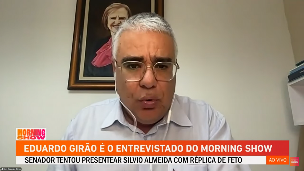 Eduardo Girão chama ministro de Lula de ‘intolerante’ por recusar feto de plástico: ‘Tem que respeitar as divergências’
