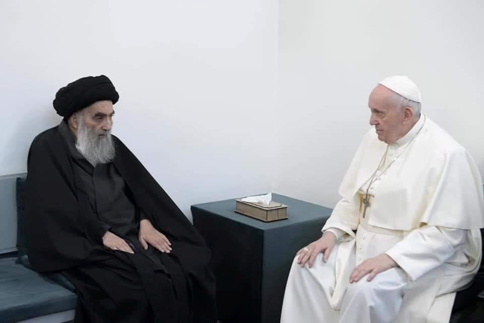 No Iraque, Papa Francisco tem encontro histórico com aiatolá Ali al-Sistani