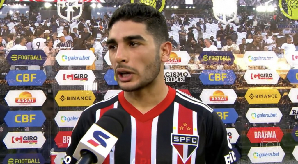 Michel Araújo, do São Paulo, é suspenso por dizer que Corinthians jogou Majestoso com 12 jogadores