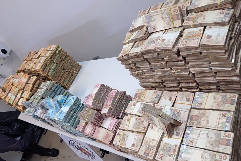 PM de São Paulo faz apreensão recorde de R$ 12 milhões sem procedência comprovada