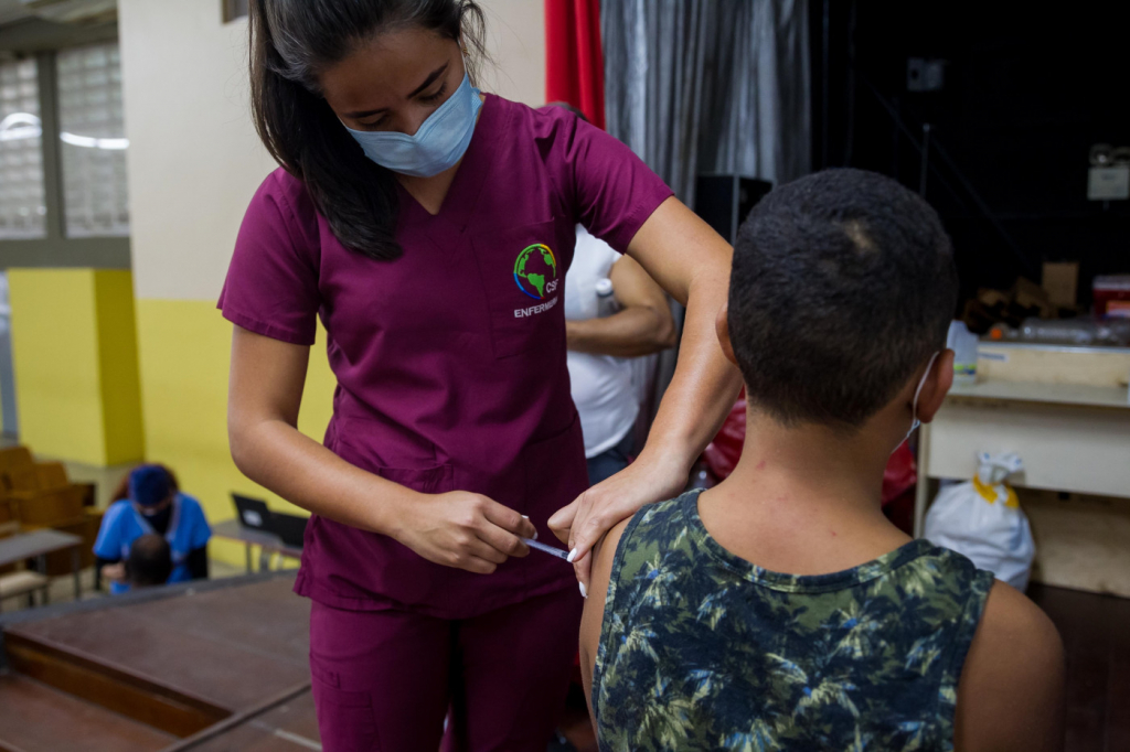 Venezuela inicia vacinação de crianças de 2 a 11 anos contra a Covid-19